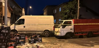 Ataşehir'de çalınan kamyonetle kaza yapan şüphelilerden biri yakalandı