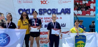 Konya'da Okul Sporları Atletizm Gençler A-B Türkiye Birinciliği'nde Aydınlı Sporcular Madalyalarla Döndü