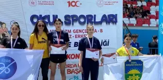 Konya'da Okul Sporları Atletizm Gençler A-B Türkiye Birinciliği'nde Aydınlı Sporcular Madalyalarla Döndü