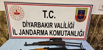 Diyarbakır'da 3 AK-47 Kalaşnikof Piyade Tüfeği Yakalandı