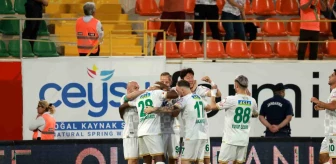 Alanyaspor, Antalyaspor'u 1-0 mağlup etti