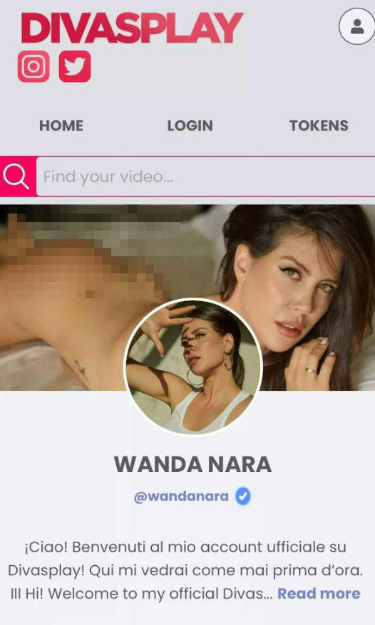 Wanda Nara, anlama imzalad +18 sitesinde hesap at!