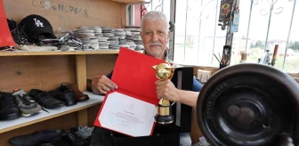 Aksaraylı Ayakkabı Tamircisi Turgut Kılıç, Uluslararası İyilik Ödülü Aldı