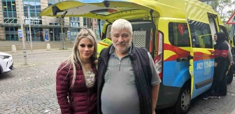 Almanya'da tedavi gören Leyla Terzi Türkiye'ye ambulans uçakla gönderildi