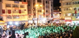 Havza'da Atatürk'ü Anma ve Termal Turizm Festivali kapsamında halk konseri düzenlendi