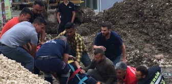 Mersin'de İşçiye Beton Blok Düştü