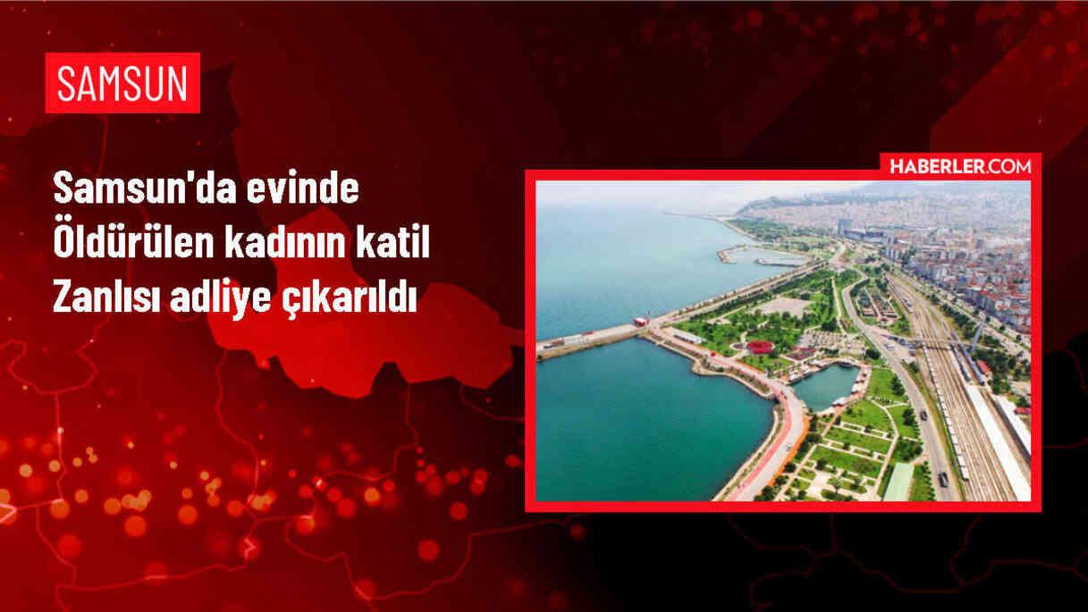 Samsun'da Kadını Öldürüp Bilezikleri Gasbeden Zanlı Adliyeye Sevk Edildi