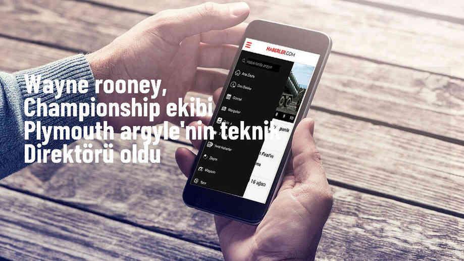 Wayne Rooney, Plymouth Argyle'nin yeni teknik direktörü oldu