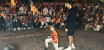 Galatasaray'ın şampiyonluğu Uşak'ta coşkuyla kutlandı