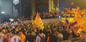 Zonguldak'ta Galatasaraylı taraftarlar şampiyonluk kutlamaları düzenledi
