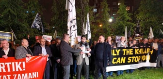 Ankara'da İsrail'in Refah'a saldırısını protesto