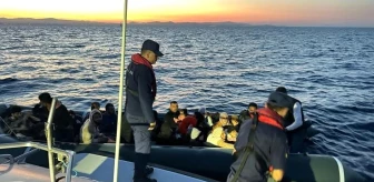 İzmir'de 29 düzensiz göçmen yakalandı, 37 göçmen kurtarıldı