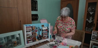 Yozgat'ta Grafik Fotoğraf Öğretmeni 'Diorama' Sanatıyla Minyatürler Yapıyor