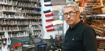Zonguldak'ta 36 yıldır anahtarcılık yapan Celal Coşkun