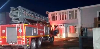 Çerkezköy'deki Tekstil Fabrikasında Yangın Çıktı