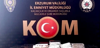 Erzurum'da Kaçak Sigara Operasyonu: 24 Şahıs Hakkında İşlem Yapıldı