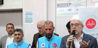 Erzurum'da Hacı Adayları Uğurlandı