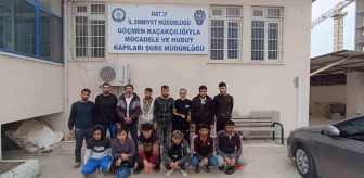Hatay'da 14 göçmeni kaçıran şahıslar polise yakalandı