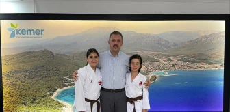 Antalya'dan Balkan Çocuklar Karate Şampiyonası'na katılacak sporcular ziyaret etti