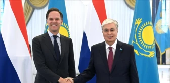 Kazakistan Cumhurbaşkanı Tokayev, Hollanda Başbakanı Rutte ile Görüştü