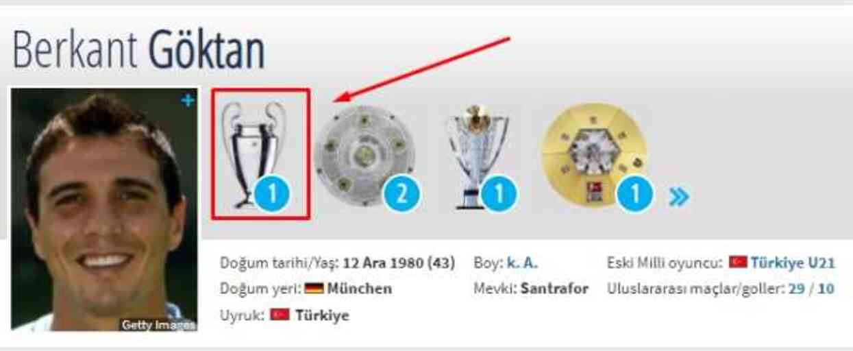 Şampiyonlar Ligi kazanan ilk Türk futbolcu kim? #127942 #9917