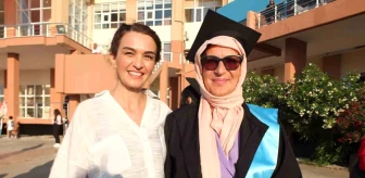 5 Çocuk Annesi Nezihat Çavuşoğlu Diploma Sevinci Yaşadı