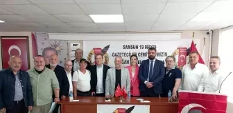 Samsun 19 Mayıs Gazeteciler Cemiyeti Olağan Genel Kurulu'nda Yusuf Ziya Çakır yeniden başkan seçildi