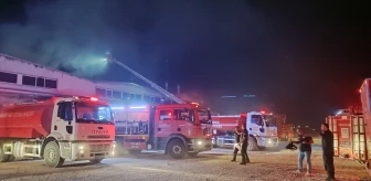 Bursa'da Otomobil Yedek Parça Fabrikasında Yangın Çıktı