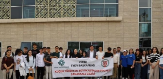 Şırnak'tan 36 öğrenci Çanakkale'ye uğurlandı