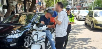 Manisa'da Elektrikli Bisiklet ve Skuter Denetimi: 10 Araç Trafikten Men Edildi