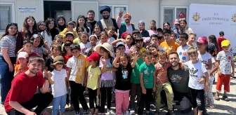 ETÜ öğrencileri Kahramanmaraş'taki depremzede çocuklara moral verdi