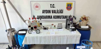 Didim'de Kaçak Alkol Üretimi Yapan Şüpheli Yakalandı