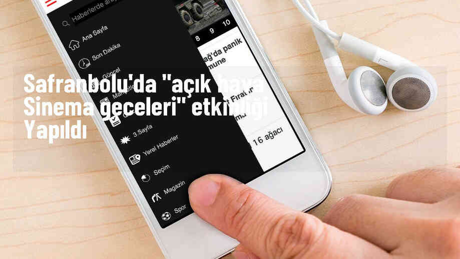 Safranbolu'da Altın Safran Belgesel Film Festivali kapsamında Açık Hava Sinema Geceleri düzenlendi