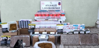 Antalya'da Kaçakçılık Operasyonu: 1 Milyon 760 Bin Dolu Makaron ve 180 Kilogram Tütün Ele Geçirildi