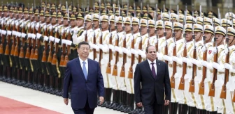 Çin Cumhurbaşkanı Xi Jinping, Mısır Cumhurbaşkanı es-Sisi ile Buluştu