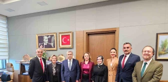 ASATUF Yönetimi Yargıtay Cumhuriyet Başsavcısı Muhsin Şentürk'ü ziyaret etti