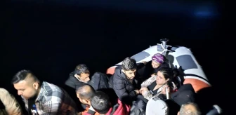 Çanakkale'de 11 kaçak göçmen kurtarıldı