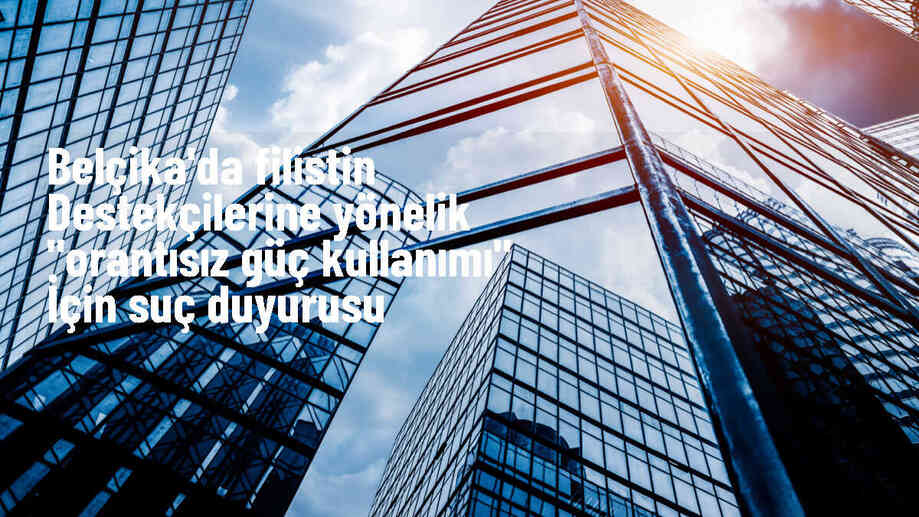 Belçika'da İsrail Büyükelçiliği önünde Filistin'e destek için toplanan kalabalığa sert müdahaleye suç duyurusu