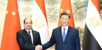 Çin Cumhurbaşkanı Xi Jinping, Mısır Cumhurbaşkanı Abdulfettah es-Sisi ile Görüştü