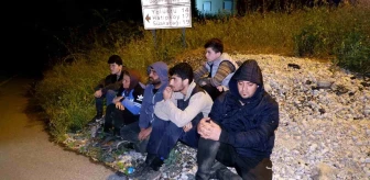 Edirne'de yapılan şok uygulamada 7 göçmen ve 5 şüpheli yakalandı