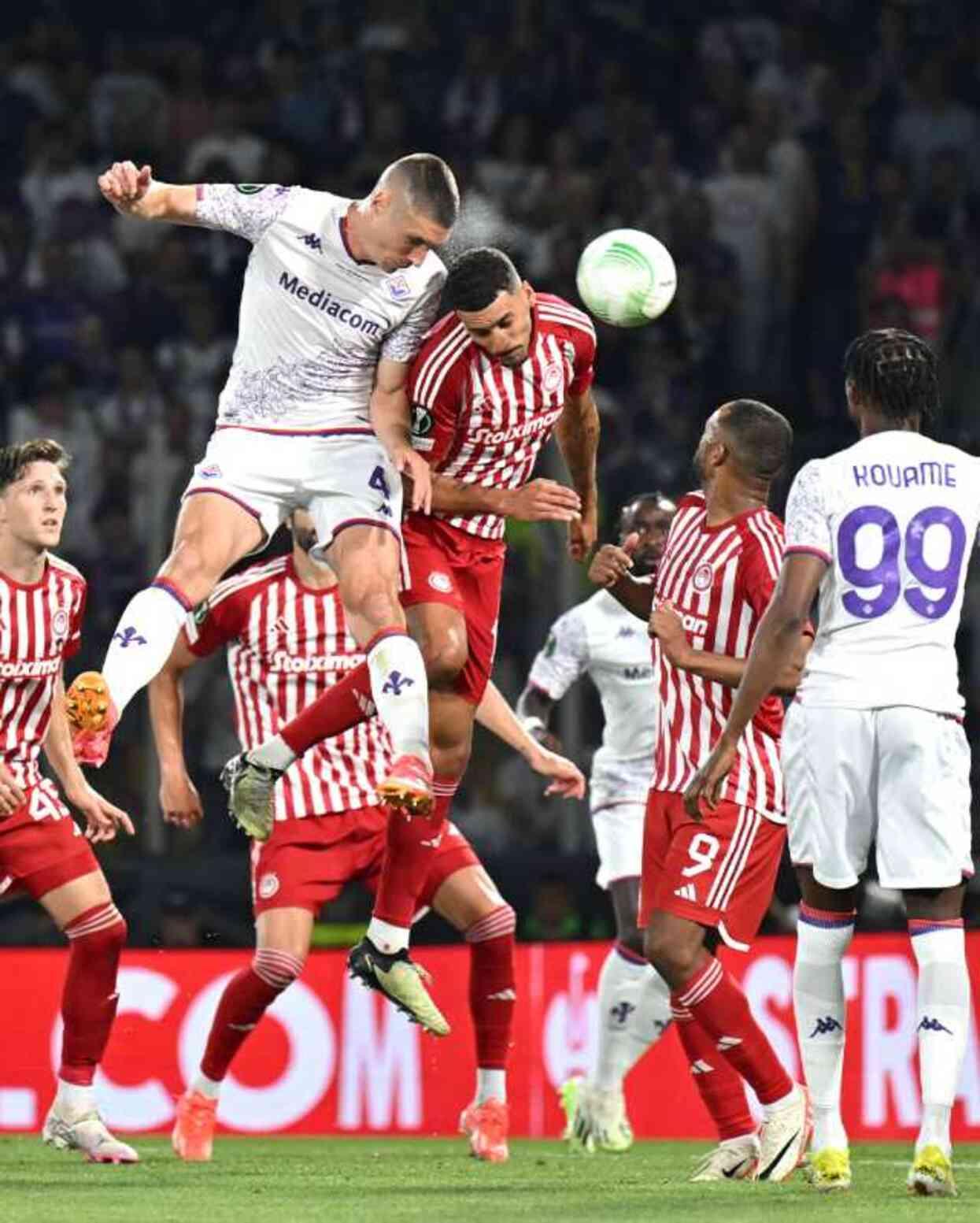 Olympiakos, the champion of the UEFA Europa Conference League, defeating Fiorentina 1-0
