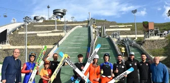 Erzurum'da Kayakla Atlama Antrenmanları Başladı