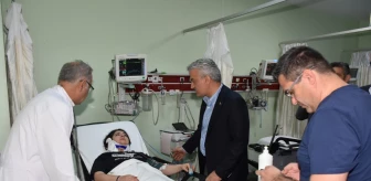 Kırıkkale Valisi Makas, Yaralıları Ziyaret Etti