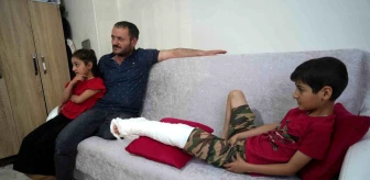 Muş'ta Köpek Saldırısına Uğrayan Çocuk Bacağını Kırdı