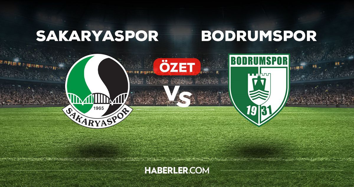 Sakaryaspor Bodrumspor maç özeti ve golleri izle! (VİDEO) Sakaryaspor Bodrumspor maçı özeti! Golleri kim attı, maç kaç kaç bitti?