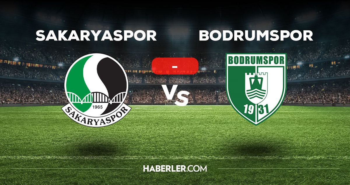 Sakaryaspor Bodrumspor maçı kaç kaç, bitti mi? MAÇ SKORU! Sakaryaspor Bodrumspor maçı kaç kaç, canlı maç skoru!