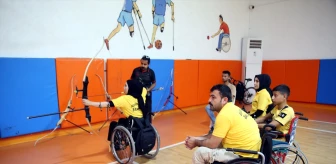 Şanlıurfa'da Bedensel Engelliler Okçuluk Şampiyonası İçin Çalışıyorlar