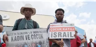 Sivas Cumhuriyet Üniversitesinde İsrail'in Filistin'e yönelik saldırıları protesto edildi