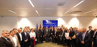 Ticaret Bakanı Ömer Bolat, Belçika'da Avrupalı iş adamları ile bir araya geldi
