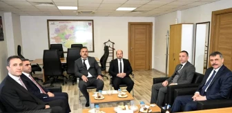 Erzurum Valisi Mustafa Çiftçi, TKDK Erzurum İl Koordinatörlüğünü ziyaret etti